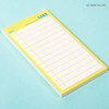 Neon yellow - Lucalab Neon medium checklist memo notepad