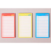 Lucalab Neon medium checklist memo notepad