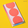 Neon coral - Lucalab Neon three dots plain notepad