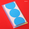 Neon blue - Lucalab Neon three dots plain notepad