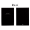 Black - 12 months dateless weekly diary planner