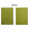 Khaki - 12 months dateless weekly diary planner