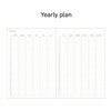 Yearly plan - 12 months dateless weekly diary planner