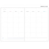 Monthly plan - Cloud story office life dateless daily planner