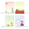 Option - World literature illustration sticky memo notepad