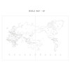 World map - Agenda small dateless weekly planner diary