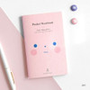 Shy - Pocket sewn bound small plain notebook ver.2
