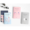 ICONIC Pocket sewn bound small plain notebook ver.2