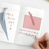 Example of use - Pocket sewn bound small plain notebook ver.2