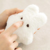 Attachable long hair cute doll with keyring