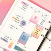 Example of use - Deco sticker set for a monthly planner