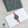 Cool gray - Feel so good leather seal deco sticker
