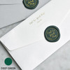 Deep green - Feel so good thanks pocket letter set with seal stickers