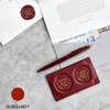 Burgundy - Feel so good thanks pocket letter set with seal stickers