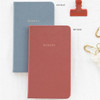 Ash blue, dry rose - Livework Moment small dateless daily diary planner