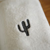 Example of use - Embroidery cotton hand towel set - Cactus