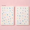 Warm pebble - Ardium Soft pattern large lined school notebook