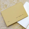 Light mustard - Small but certain happiness hardcover 7.2mm lined notebook