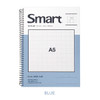 Blue - 2young Smart spiral bound A5 size grid notebook