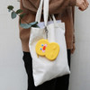 Yellow duck - Brunch brother duck silicon zipper pouch with keychain
