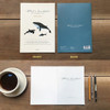 Front and Back - What a beautiful whale A5 lined notebook