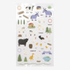 Daily transparent clear deco sticker - Ranch 