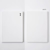 White - Ardium B+W kraft softcover large lined notebook