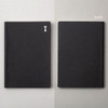 Black - Ardium B+W kraft softcover large lined notebook
