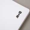 White - Ardium B+W kraft softcover large lined notebook