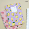 Lemon - Lovable spiral bound lined notebook ver2