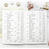 Daily list - O-CHECK Spring come cash book planner 