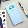 Island - CommaB illustration to do list notepad