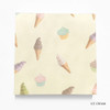 Ice cream - Vintage and cute illustration memo writing notepad