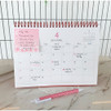 Example of use - N.IVY Cherry blossom square sticky memo it notepad