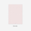 Grid - pink - PAPERIAN Lifepad A5 size writing memo notepad