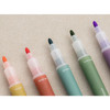 Wide tip - Livework Vintage 10 Colors double ended color gel pen set