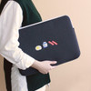 Example of use - Tailorbird embroidered 15 inches laptop pouch case ver4