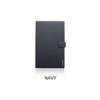 Navy - Fenice Premium business PU cover medium dotted notebook