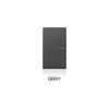 Gray - Fenice Premium business PU soft cover small dotted notebook