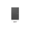 Gray - Fenice Premium business PU soft cover medium dotted notebook