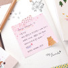 Example of use - Monopoly Toffeenut sweet and warm illustration memo notepad