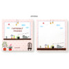 Window - Monopoly Toffeenut sweet and warm illustration memo notepad