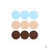05 - Dailylike Color 22mm circle deco sticker 4 sheets