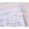 Example of use - PLEPLE Simple and basic sticky it bookmark memo notepad set