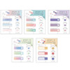 PLEPLE illustration sticky it bookmark memo notepad set