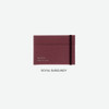 Royal burgundy -Byfulldesign Oxford palm flat card case wallet
