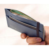 Elastic band closure - Byfulldesign Oxford palm flat card case wallet