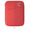 Red - Livework Som Som pocket tablet iPad zip fabric pouch