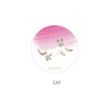 Cat - Hello Today Hushed brown hand drawing round magnet 