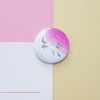 Example of use - Hello Today Hushed brown hand drawing round magnet 